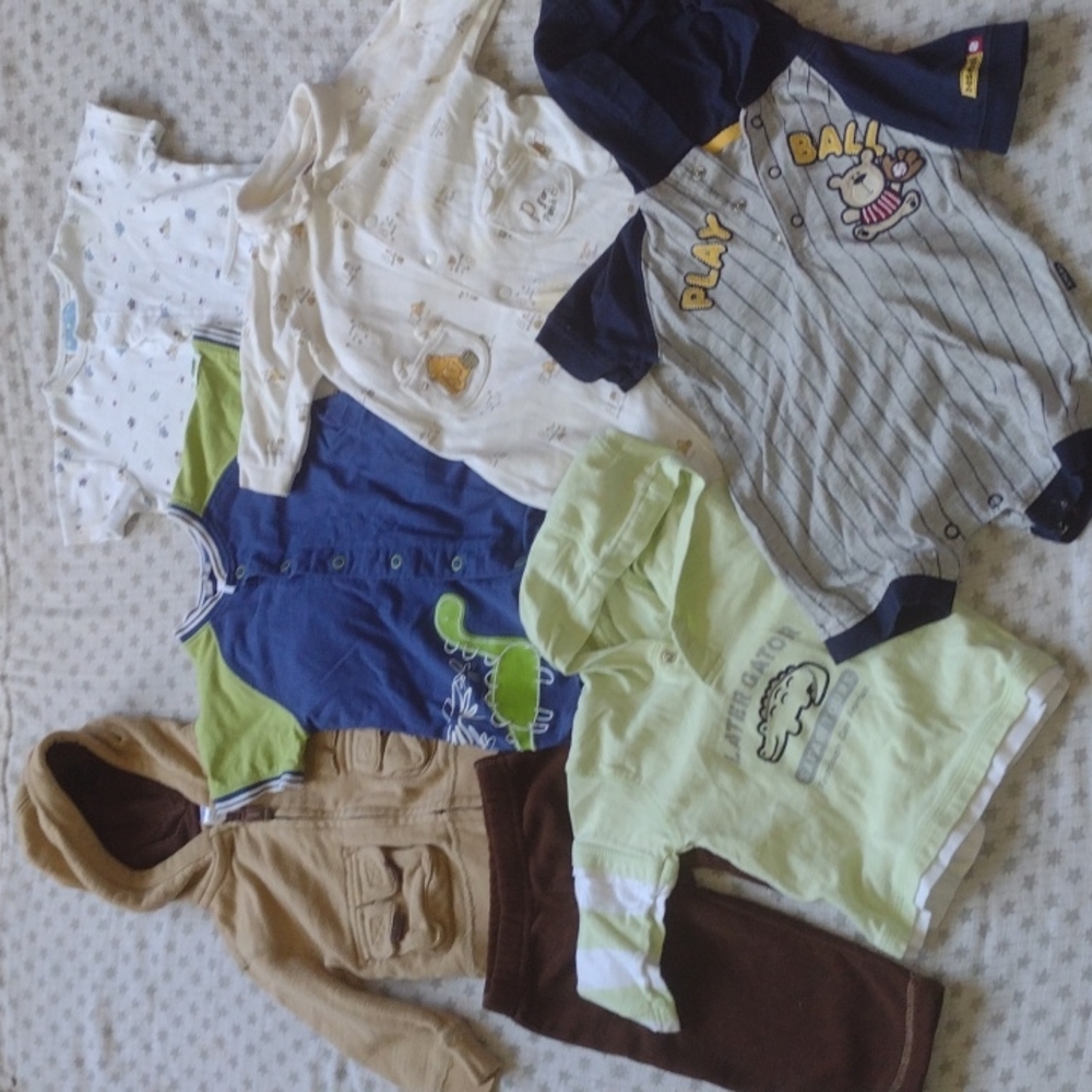 Awesome Mixed Baby Boy Bundle - SEVEN ITEMS!